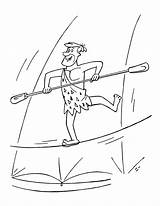 Flintstones Coloring Pages Coloringpages1001 Animated sketch template