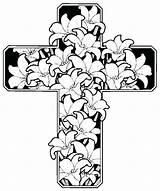 Coloring Crosses Pages Adults Getcolorings Printable sketch template