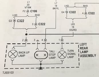 jeep jl tail light wiring diagram jeep wrangler jk tail light wiring diagram wiring