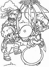 Coloring Pages Rainbow Brite Book Color Kids Bright Vintage Fairy Characters Choose Board Gif Books sketch template