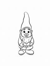 Gnome Coloring Pages Gnomes Printable Garden Cute Drawing Clip Color Cartoon Clipart Draw Judy Kids Hopps Print Template Drawings Flower sketch template