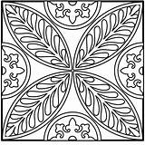 Coloring Mandala Pages Square Intricate Easy Color Simple Drawing Designs Kids Library Clipart Becuo Print Adults Sanctuary Coloringhome Comments Popular sketch template