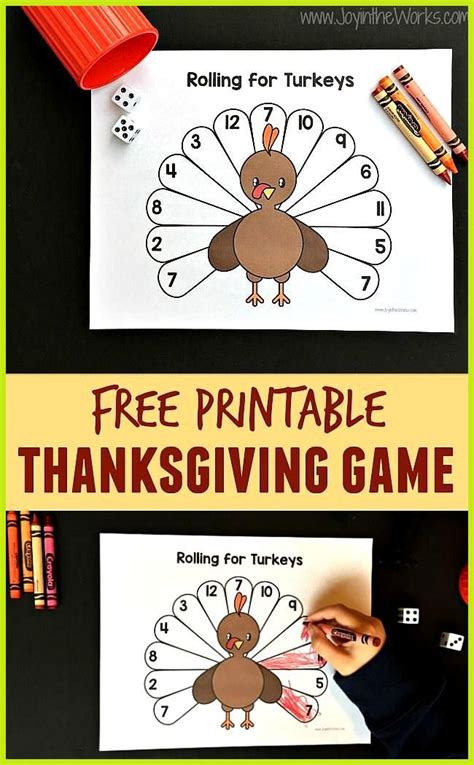 printable thanksgiving games