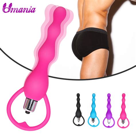 Sex Toys Anal Vibrator Sexo Long Anal Plugs Beaded Erotic