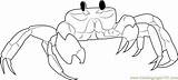 Crab Ghost Coloring Pages Coloringpages101 Printable sketch template