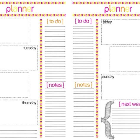 printable planner printable planner planner printables