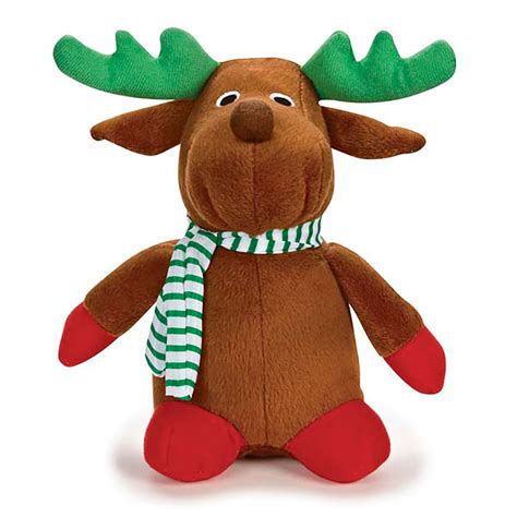 zanies holiday friends dog toy reindeer baxterboo