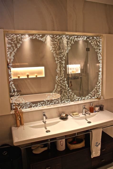 Bespoke Back Lit Mirror Modern Bathroom Mirrors Fancy Mirrors