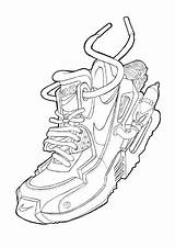 Sneaker Turnschuhe Malvorlage sketch template