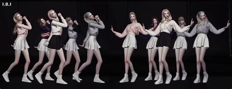 Flower Chamber — Kpop Girls Groups Dance Postures Set V 1