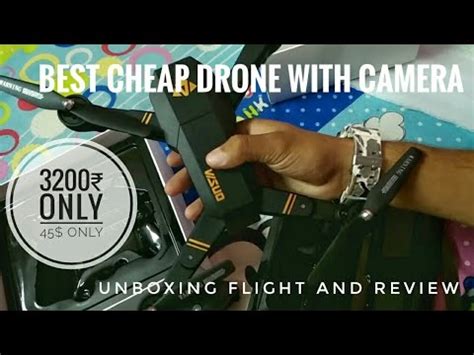 cheap drone  camera visuo xs  hw flight sample review youtube