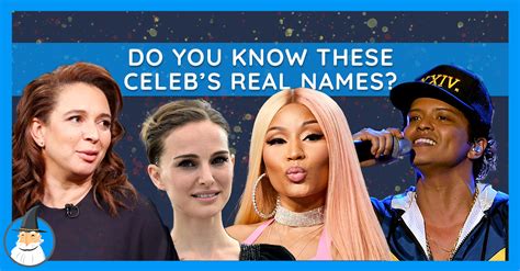 do you know these celebrities real names magiquiz