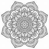 Coloring Mandala Pages Adults Print sketch template