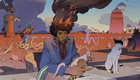 Behold Moebius Many Psychedelic Illustrations Of Jimi