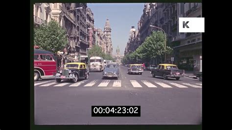 1960s Buenos Aires Street Scenes 35mm Youtube