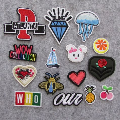 arrival fashion patches hot melt adhesive applique embroidery