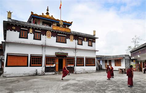 ghoom monastery darjeeling monks playing football ghum  flickr