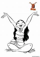Moana Coloring Pages Disney Princess Happy Printable Color Kids Cartoon Colouring Online Print Disneyclips Pdf Coloringpagesonly Colors Choose Board Cheering sketch template