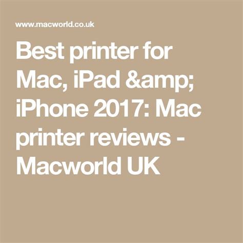 Best Printer For Mac Ipad And Iphone 2017 Mac Printer Reviews