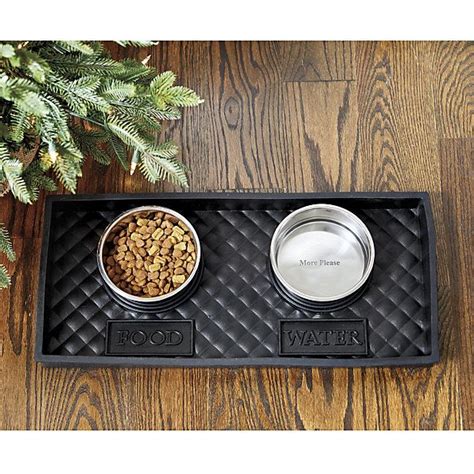 quilted rubber pet food tray  bowl pet food tray dog food