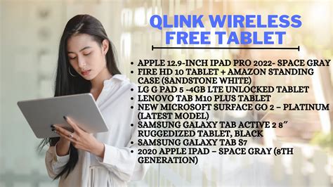 qlink  tablet offer ping yazzie