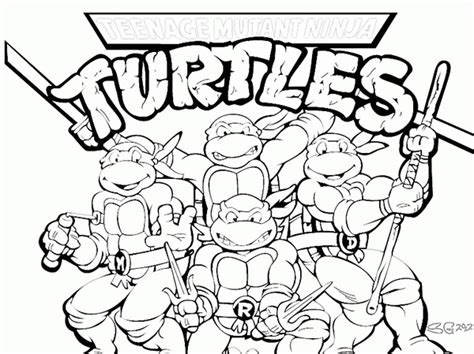 printable ninja turtles coloring pages   printable