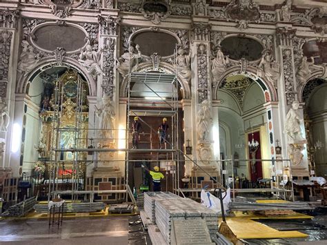 arrancan las obras de restauracion de la iglesia de los santos juanes