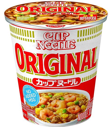 buy nissin cup noodle ramen noodle soup original  ounce pack