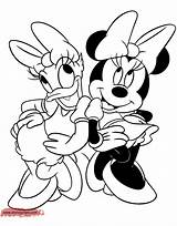 Coloring Mouse Minnie Daisy Pages Duck Mickey Color Friends Print Disney Donald Pete Pluto Disneyclips Book Goofy Funstuff sketch template