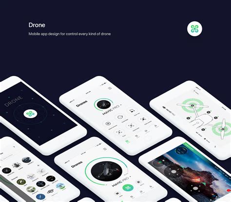 drone control app   drone  behance boutique brand identity drone app delivery app