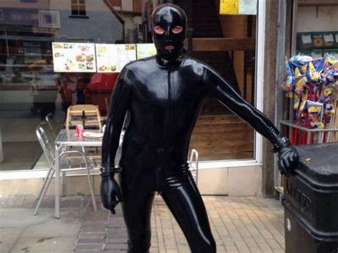 essex man in gimp suit aims to raise money for mental health charity