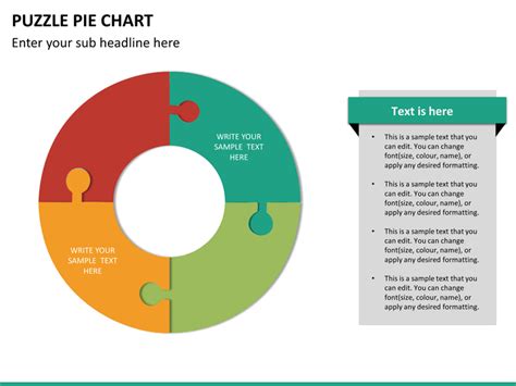 powerpoint puzzle pie chart sketchbubble
