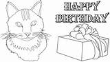 Coloring Birthday Card Folding Cards Templates Template sketch template