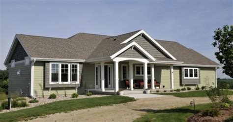 exterior  ranch design landscaping  curb appeal pinterest hip roof front stoop