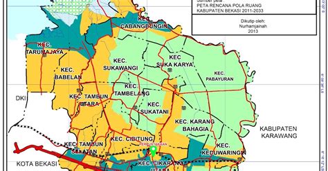 peta kota peta kabupaten bekasi