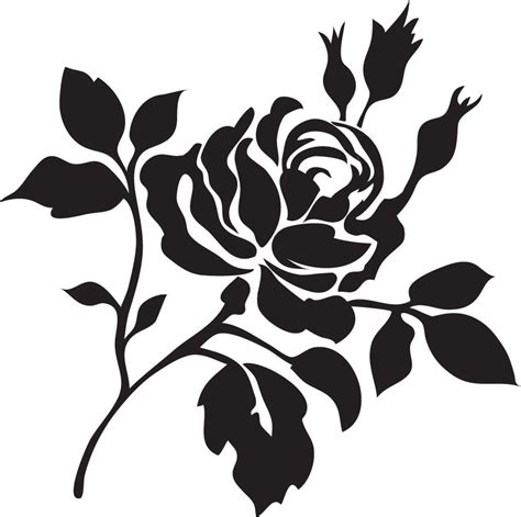 rosas  stencil stamp belyegzoek stencilek pinterest rose