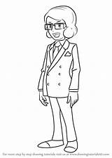 Professor Sycamore Desmond Layton Draw Drawing Step sketch template