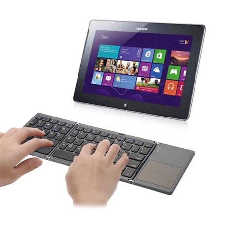 foldable toetsenbord usb oplaadbaar met tracking pad opvouwbaar bluetooth keyboard voor