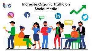 organic search traffic social media engagement