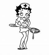 Betty Boop Krankenschwester Enfermeira Pintar Ausmalbild Tudodesenhos Recortables Todorecortables Sueños Teahub Rota83 sketch template