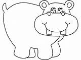 Coloring Hippo Pages Hippopotamus Kids Para Colorir Imprimir Hipopótamo Cute Printable Moldes Animal Desenhos Pintar Hipopotamo Desenho Print Sheet Color sketch template