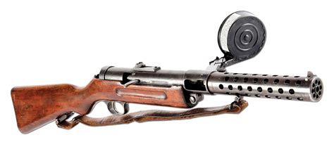 attractive german world war  bergmann mp  machine gun fully trans auctions