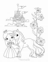 Licorne Printable Colouring Cute sketch template