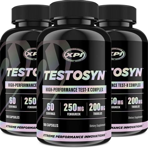 testosyn 3pack high performance testosterone pills boost sex drive and energy ebay