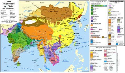 Asia Languages • Map •