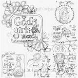 Coloring Introducing God Book Girls sketch template