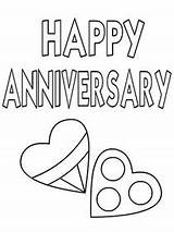 Anniversary Mom 50th Colouring Gotfreecards Craft sketch template