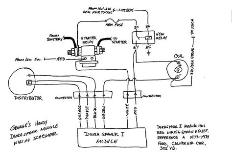 paula scheme ford duraspark wiring diagram