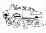 Rod Gasser Trucks Buggy Dune Rods Kombi Rat sketch template