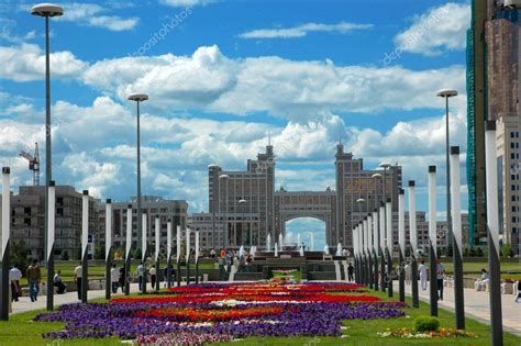 astana a capital do cazaquistão — fotografia de stock